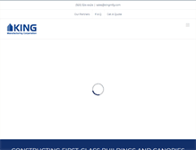 Tablet Screenshot of kingmfg.com